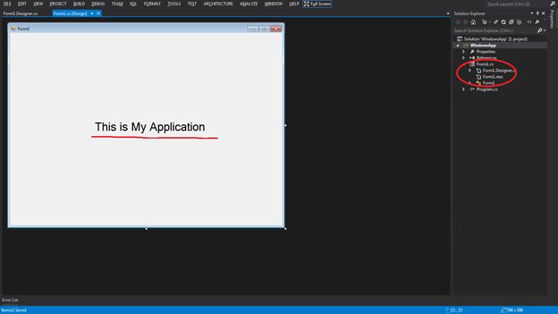 Add a label and change the text
